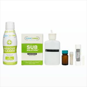 Rescue Cleanse 17oz, Sub-Solution, Oral Clear